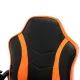 Игровое кресло  "Shark GM-203", экокожа, черное/оранжевое, 532513. Фото товара с разных ракурсов.