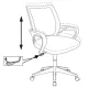 Кресло Бюрократ CH-W695NLT темно-серый TW-04 TW-12 сетка/ткань крестовина пластик пластик белый. Фото товара с разных ракурсов.