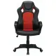 Игровое кресло "Rider EX-544", экокожа черная/ткань красная, 531583. Фото товара с разных ракурсов.