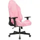 Кресло игровое Knight N1 Fabric розовый Velvet 36 с подголов. крестов. металл. Фото товара с разных ракурсов.