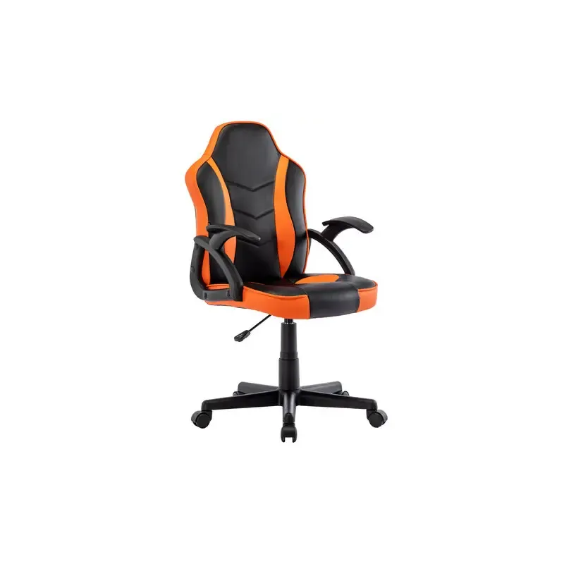 Игровое кресло  "Shark GM-203", экокожа, черное/оранжевое, 532513 главное фото