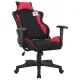 Игровое кресло  "GT Racer GM-101", подушка, ткань, черное/красное, 531820. Фото товара с разных ракурсов.