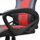Игровое кресло "Rider EX-544", экокожа черная/ткань красная, 531583. Фото товара с разных ракурсов.